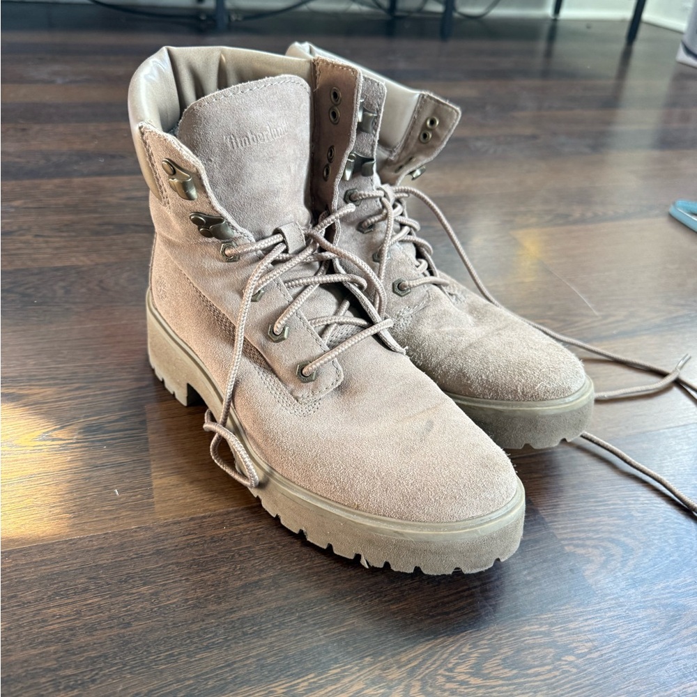 Timberland Tan Suede Boots